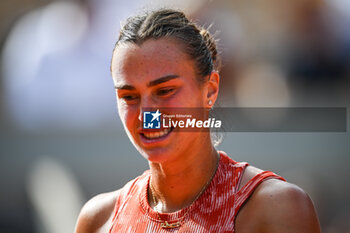 2024-06-05 - Aryna SABALENKA of Belarus during the eleventh day of Roland-Garros 2024, ATP and WTA Grand Slam tennis tournament on June 05, 2024 at Roland-Garros stadium in Paris, France - TENNIS - ROLAND GARROS 2024 - 05/06 - INTERNATIONALS - TENNIS