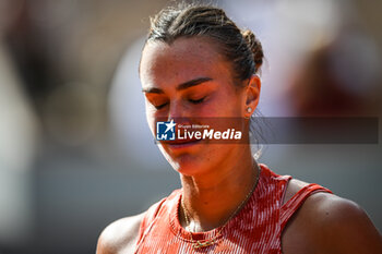 2024-06-05 - Aryna SABALENKA of Belarus during the eleventh day of Roland-Garros 2024, ATP and WTA Grand Slam tennis tournament on June 05, 2024 at Roland-Garros stadium in Paris, France - TENNIS - ROLAND GARROS 2024 - 05/06 - INTERNATIONALS - TENNIS