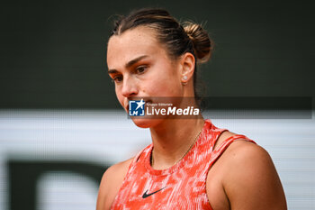 2024-06-05 - Aryna SABALENKA of Belarus during the eleventh day of Roland-Garros 2024, ATP and WTA Grand Slam tennis tournament on June 05, 2024 at Roland-Garros stadium in Paris, France - TENNIS - ROLAND GARROS 2024 - 05/06 - INTERNATIONALS - TENNIS