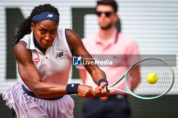 2024-06-06 - Coco GAUFF of United States during the twelfth day of Roland-Garros 2024, ATP and WTA Grand Slam tennis tournament on June 06, 2024 at Roland-Garros stadium in Paris, France - TENNIS - ROLAND GARROS 2024 - 06/06 - INTERNATIONALS - TENNIS