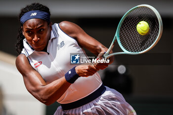 2024-06-06 - Coco GAUFF of United States during the twelfth day of Roland-Garros 2024, ATP and WTA Grand Slam tennis tournament on June 06, 2024 at Roland-Garros stadium in Paris, France - TENNIS - ROLAND GARROS 2024 - 06/06 - INTERNATIONALS - TENNIS