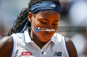 2024-06-06 - Coco GAUFF of United States during the twelfth day of Roland-Garros 2024, ATP and WTA Grand Slam tennis tournament on June 06, 2024 at Roland-Garros stadium in Paris, France - TENNIS - ROLAND GARROS 2024 - 06/06 - INTERNATIONALS - TENNIS