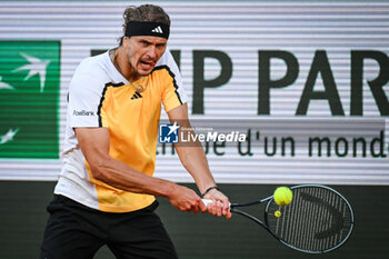 2024-06-07 - Alexander ZVEREV of Germany during the thirteenth day of Roland-Garros 2024, ATP and WTA Grand Slam tennis tournament on June 07, 2024 at Roland-Garros stadium in Paris, France - TENNIS - ROLAND GARROS 2024 - 07/06 - INTERNATIONALS - TENNIS