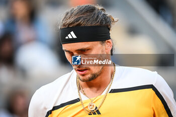 2024-06-07 - Alexander ZVEREV of Germany during the thirteenth day of Roland-Garros 2024, ATP and WTA Grand Slam tennis tournament on June 07, 2024 at Roland-Garros stadium in Paris, France - TENNIS - ROLAND GARROS 2024 - 07/06 - INTERNATIONALS - TENNIS