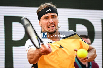 2024-06-07 - Alexander ZVEREV of Germany during the thirteenth day of Roland-Garros 2024, ATP and WTA Grand Slam tennis tournament on June 07, 2024 at Roland-Garros stadium in Paris, France - TENNIS - ROLAND GARROS 2024 - 07/06 - INTERNATIONALS - TENNIS