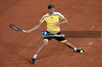 2024-06-07 - Alexander Zverev of Germany during the semifinal against Casper Ruud of Norway on day 12 of the 2024 French Open, Roland-Garros 2024, Grand Slam tennis tournament on June 7, 2024 at Roland-Garros stadium in Paris, France - TENNIS - ROLAND GARROS 2024 - 07/06 - INTERNATIONALS - TENNIS