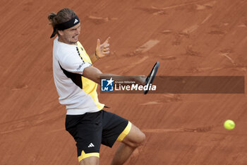 2024-06-07 - Alexander Zverev of Germany during the semifinal against Casper Ruud of Norway on day 12 of the 2024 French Open, Roland-Garros 2024, Grand Slam tennis tournament on June 7, 2024 at Roland-Garros stadium in Paris, France - TENNIS - ROLAND GARROS 2024 - 07/06 - INTERNATIONALS - TENNIS