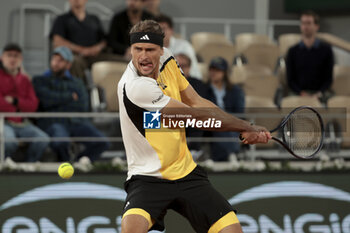 2024-06-07 - Alexander Zverev of Germany during the semifinal against Casper Ruud of Norway on day 12 of the 2024 French Open, Roland-Garros 2024, Grand Slam tennis tournament on June 7, 2024 at Roland-Garros stadium in Paris, France - TENNIS - ROLAND GARROS 2024 - 07/06 - INTERNATIONALS - TENNIS