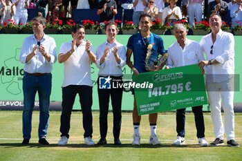 2024-06-29 - Calvia,Spain - June 29, 2024: Alejandro Tabilo competing during Mallorca Championships ATP250 hosted by Mallorca country club. Cordon Press - MALLORCA ATP 250 - INTERNATIONALS - TENNIS