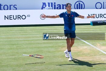 2024-06-29 - Calvia,Spain - June 29, 2024: Alejandro Tabilo competing during Mallorca Championships ATP250 hosted by Mallorca country club. Cordon Press - MALLORCA ATP 250 - INTERNATIONALS - TENNIS