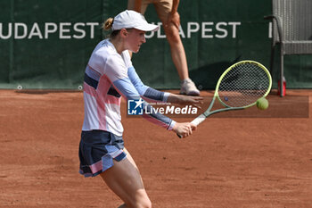 2024-07-17 - Maria Tomofeva during the single match vs. Aliaksandra Sasnovich at the WTA250 Hungarian Gran Prix Tennis on 17th July 2024 at Romai Teniszakademia, Budapest, Hungary - WTATOUR DAY 5 ROUND OF 16 - INTERNATIONALS - TENNIS