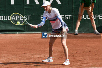 2024-07-17 - Maria Tomofeva during the single match vs. Aliaksandra Sasnovich at the WTA250 Hungarian Gran Prix Tennis on 17th July 2024 at Romai Teniszakademia, Budapest, Hungary - WTATOUR DAY 5 ROUND OF 16 - INTERNATIONALS - TENNIS