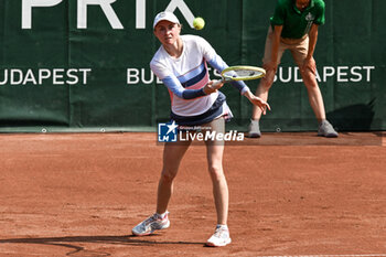 2024-07-17 - Maria Tomofeva during the single match vs. Aliaksandra Sasnovich at the WTA250 Hungarian Gran Prix Tennis on 17th July 2024 at Romai Teniszakademia, Budapest, Hungary - WTATOUR DAY 5 ROUND OF 16 - INTERNATIONALS - TENNIS