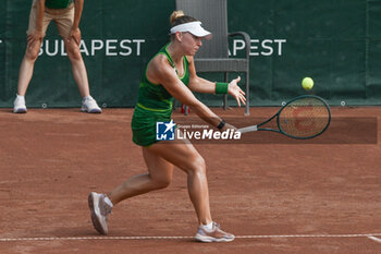 2024-07-17 - Aliaksandra Sasnovich during the single match vs. Maria Tomofeva at the WTA250 Hungarian Gran Prix Tennis on 17th July 2024 at Romai Teniszakademia, Budapest, Hungary - WTATOUR DAY 5 ROUND OF 16 - INTERNATIONALS - TENNIS