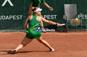 2024-07-17 - Aliaksandra Sasnovich during the single match vs. Maria Tomofeva at the WTA250 Hungarian Gran Prix Tennis on 17th July 2024 at Romai Teniszakademia, Budapest, Hungary - WTATOUR DAY 5 ROUND OF 16 - INTERNATIONALS - TENNIS