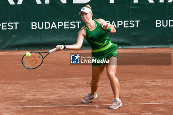 2024-07-17 - Aliaksandra Sasnovich during the single match vs. Maria Tomofeva at the WTA250 Hungarian Gran Prix Tennis on 17th July 2024 at Romai Teniszakademia, Budapest, Hungary - WTATOUR DAY 5 ROUND OF 16 - INTERNATIONALS - TENNIS