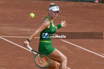 2024-07-17 - Aliaksandra Sasnovich during the single match vs. Maria Tomofeva at the WTA250 Hungarian Gran Prix Tennis on 17th July 2024 at Romai Teniszakademia, Budapest, Hungary - WTATOUR DAY 5 ROUND OF 16 - INTERNATIONALS - TENNIS