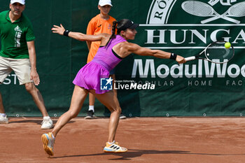 2024-07-17 - Elina Avanesyan during the single match vs. Rebeka Masarova (SPA) at the WTA250 Hungarian Gran Prix Tennis on 17th July 2024 at Romai Teniszakademia, Budapest, Hungary - WTATOUR DAY 5 ROUND OF 16 - INTERNATIONALS - TENNIS