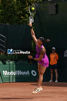 2024-07-17 - Elina Avanesyan during the single match vs. Rebeka Masarova (SPA) at the WTA250 Hungarian Gran Prix Tennis on 17th July 2024 at Romai Teniszakademia, Budapest, Hungary - WTATOUR DAY 5 ROUND OF 16 - INTERNATIONALS - TENNIS