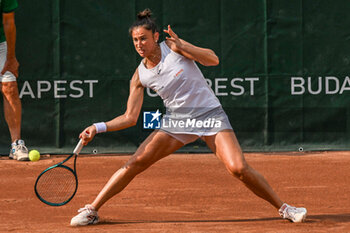 2024-07-17 - Sara Sorribes Tormo (SPA) during the single match vs. Anna Karolina Schmiedlova (SVK) at the WTA250 Hungarian Gran Prix Tennis on 17th July 2024 at Romai Teniszakademia, Budapest, Hungary - WTATOUR DAY 5 ROUND OF 16 - INTERNATIONALS - TENNIS