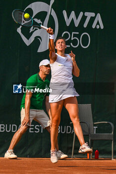 2024-07-17 - Sara Sorribes Tormo (SPA) during the single match vs. Anna Karolina Schmiedlova (SVK) at the WTA250 Hungarian Gran Prix Tennis on 17th July 2024 at Romai Teniszakademia, Budapest, Hungary - WTATOUR DAY 5 ROUND OF 16 - INTERNATIONALS - TENNIS