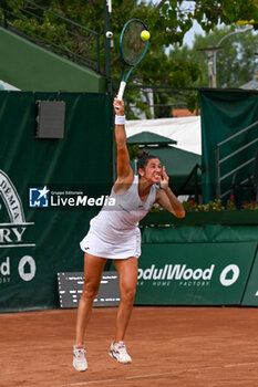 2024-07-17 - Sara Sorribes Tormo (SPA) during the single match vs. Anna Karolina Schmiedlova (SVK) at the WTA250 Hungarian Gran Prix Tennis on 17th July 2024 at Romai Teniszakademia, Budapest, Hungary - WTATOUR DAY 5 ROUND OF 16 - INTERNATIONALS - TENNIS