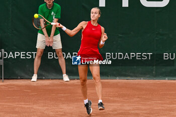 2024-07-17 - Anna Karolina Schmiedlova (SVK) during the single match vs. Sara Sorribes Tormo (SPA) at the WTA250 Hungarian Gran Prix Tennis on 17th July 2024 at Romai Teniszakademia, Budapest, Hungary - WTATOUR DAY 5 ROUND OF 16 - INTERNATIONALS - TENNIS