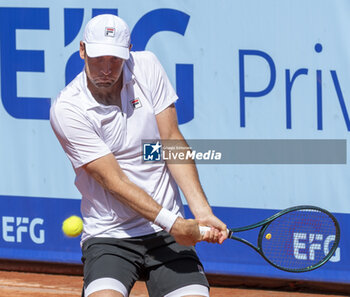 2024-07-18 - Gstaad Switzerland, 07 18 2024: Quentin Halys (FRA) in action during EFG Swiss Open. - EFG SWISS OPEN GSTAAD - INTERNATIONALS - TENNIS