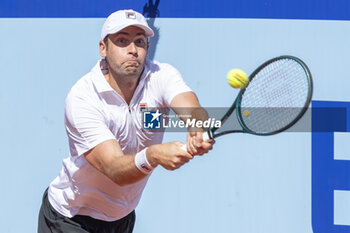 2024-07-18 - Gstaad Switzerland, 07 18 2024: Quentin Halys (FRA) in action during EFG Swiss Open. - EFG SWISS OPEN GSTAAD - INTERNATIONALS - TENNIS