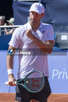 2024-07-18 - Gstaad Switzerland, 07 18 2024: Quentin Halys (FRA) in action during EFG Swiss Open. - EFG SWISS OPEN GSTAAD - INTERNATIONALS - TENNIS