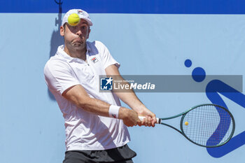 2024-07-18 - Gstaad Switzerland, 07 18 2024: Quentin Halys (FRA) in action during EFG Swiss Open. - EFG SWISS OPEN GSTAAD - INTERNATIONALS - TENNIS