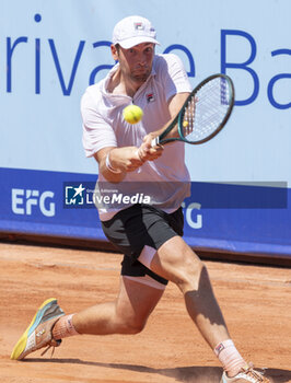 2024-07-18 - Gstaad Switzerland, 07 18 2024: Quentin Halys (FRA) in action during EFG Swiss Open. - EFG SWISS OPEN GSTAAD - INTERNATIONALS - TENNIS