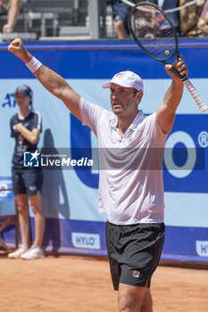 2024-07-18 - Gstaad Switzerland, 07 18 2024: Quentin Halys (FRA) wins against Lukas Klein (SVK) during EFG Swiss Open. - EFG SWISS OPEN GSTAAD - INTERNATIONALS - TENNIS