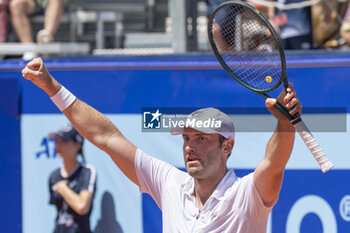 2024-07-18 - Gstaad Switzerland, 07 18 2024: Quentin Halys (FRA) wins against Lukas Klein (SVK) during EFG Swiss Open. - EFG SWISS OPEN GSTAAD - INTERNATIONALS - TENNIS