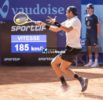 2024-07-18 - Gstaad Switzerland, 07 18 2024: Matteo Berrettini (ITA) in action during EFG Swiss Open. - EFG SWISS OPEN GSTAAD - INTERNATIONALS - TENNIS