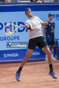 2024-07-18 - Gstaad Switzerland, 07 18 2024: Matteo Berrettini (ITA) in action during EFG Swiss Open. - EFG SWISS OPEN GSTAAD - INTERNATIONALS - TENNIS