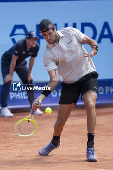 2024-07-18 - Gstaad Switzerland, 07 18 2024: Matteo Berrettini (ITA) in action during EFG Swiss Open. - EFG SWISS OPEN GSTAAD - INTERNATIONALS - TENNIS