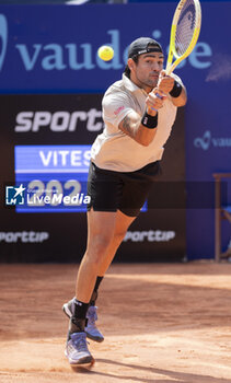 2024-07-18 - Gstaad Switzerland, 07 18 2024: Matteo Berrettini (ITA) in action during EFG Swiss Open. - EFG SWISS OPEN GSTAAD - INTERNATIONALS - TENNIS