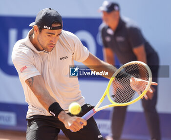 2024-07-18 - Gstaad Switzerland, 07 18 2024: Matteo Berrettini (ITA) in action during EFG Swiss Open. - EFG SWISS OPEN GSTAAD - INTERNATIONALS - TENNIS