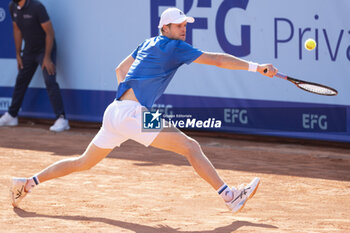 2024-07-18 - Gstaad Switzerland, 07 18 2024: Yannick Hanfmann (GER) in action during EFG Swiss Open. - EFG SWISS OPEN GSTAAD - INTERNATIONALS - TENNIS