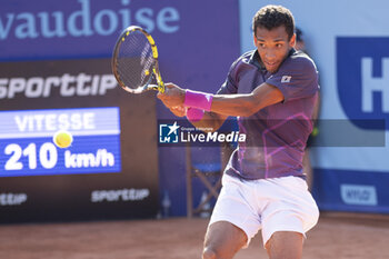 2024-07-18 - Gstaad Switzerland, 07 18 2024: Felix Auger-Aliassime (CAN) in action during EFG Swiss Open. - EFG SWISS OPEN GSTAAD - INTERNATIONALS - TENNIS