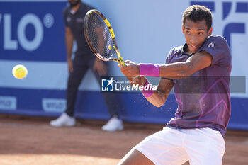 2024-07-18 - Gstaad Switzerland, 07 18 2024: Felix Auger-Aliassime (CAN) in action during EFG Swiss Open. - EFG SWISS OPEN GSTAAD - INTERNATIONALS - TENNIS