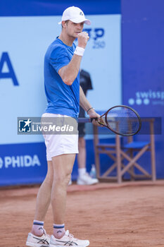 2024-07-18 - Gstaad Switzerland, 07 18 2024: Yannick Hanfmann (GER) in action during EFG Swiss Open. - EFG SWISS OPEN GSTAAD - INTERNATIONALS - TENNIS