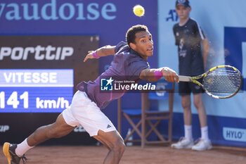 2024-07-18 - Gstaad Switzerland, 07 18 2024: Felix Auger-Aliassime (CAN) in action during EFG Swiss Open. - EFG SWISS OPEN GSTAAD - INTERNATIONALS - TENNIS