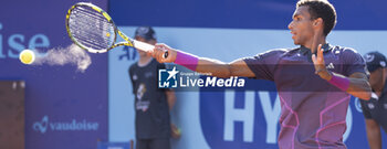 2024-07-18 - Gstaad Switzerland, 07 18 2024: Felix Auger-Aliassime (CAN) in action during EFG Swiss Open. - EFG SWISS OPEN GSTAAD - INTERNATIONALS - TENNIS