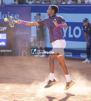 2024-07-18 - Gstaad Switzerland, 07 18 2024: Felix Auger-Aliassime (CAN) in action during EFG Swiss Open. - EFG SWISS OPEN GSTAAD - INTERNATIONALS - TENNIS