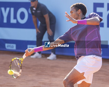 2024-07-18 - Gstaad Switzerland, 07 18 2024: Felix Auger-Aliassime (CAN) in action during EFG Swiss Open. - EFG SWISS OPEN GSTAAD - INTERNATIONALS - TENNIS