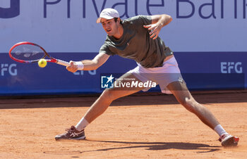 2024-07-19 - Gstaad Switzerland, 07 19 2024: Gustavio Heide (BRA) in action during EFG Swiss Open. - EFG SWISS OPEN GSTAAD - INTERNATIONALS - TENNIS