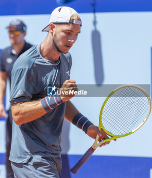 2024-07-19 - Gstaad Switzerland, 07 19 2024: Jan-Lennard Struff (GER) in action during EFG Swiss Open. - EFG SWISS OPEN GSTAAD - INTERNATIONALS - TENNIS