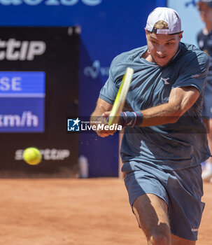 2024-07-19 - Gstaad Switzerland, 07 19 2024: Jan-Lennard Struff (GER) in action during EFG Swiss Open. - EFG SWISS OPEN GSTAAD - INTERNATIONALS - TENNIS